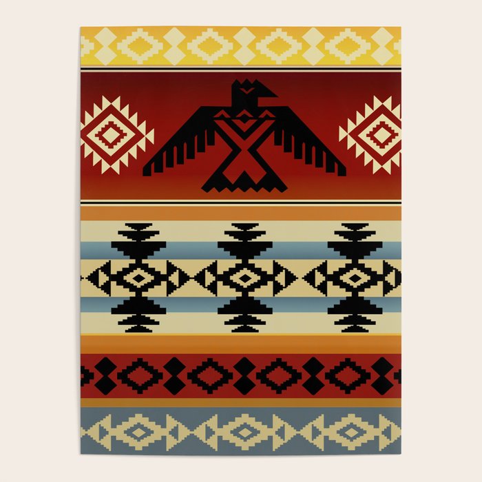 Thunderbird | Native American Pattern Poster Gallery Image 4