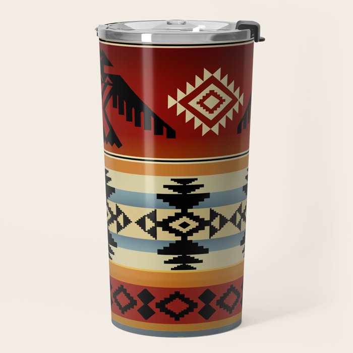 Thunderbird | Native American Pattern Travel Mug Gallery Image 2