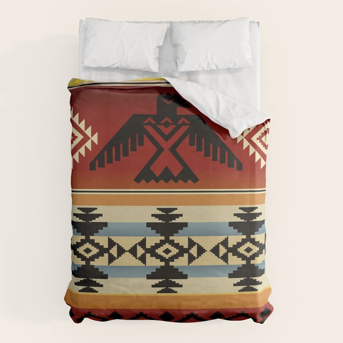 Thunderbird | Native American Pattern Duvet Cover Gallery Image 6