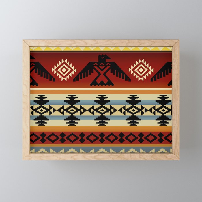 Thunderbird | Native American Pattern Mini Art Print Gallery Image 1