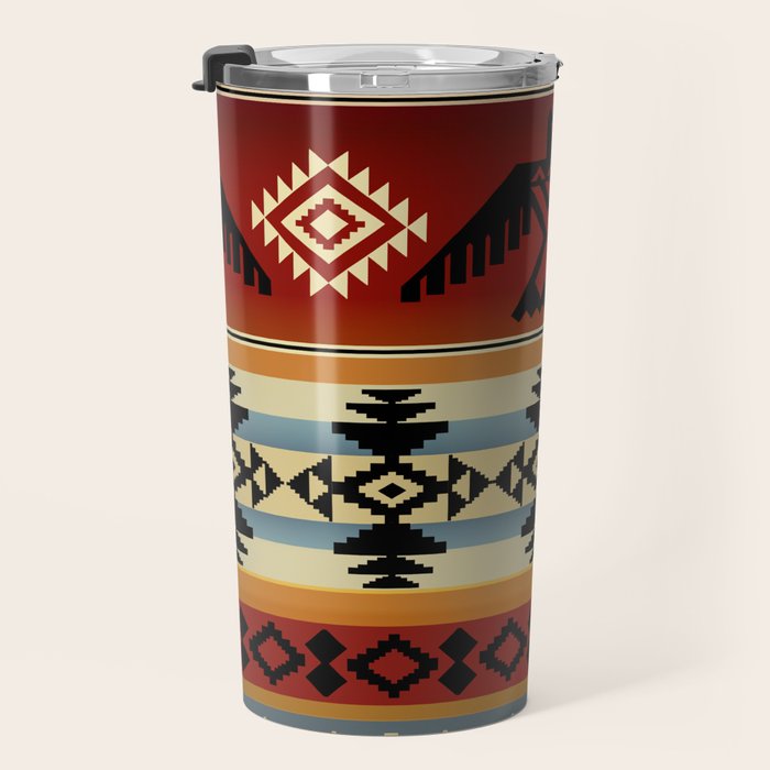 Thunderbird | Native American Pattern Travel Mug Gallery Image 3