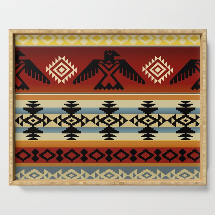 Thunderbird | Native American Pattern Serving Tray Gallery Image 1