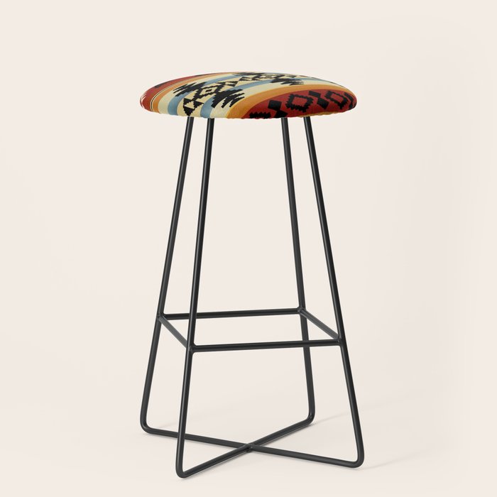 Thunderbird | Native American Pattern Stool Gallery Image 1