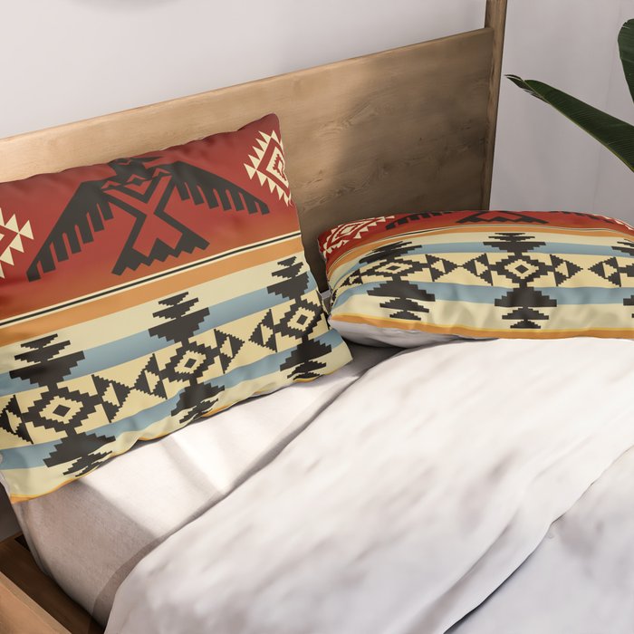 Thunderbird | Native American Pattern Pillow Sham Gallery Image 2