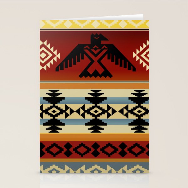Thunderbird | Native American Pattern Stationery Card Gallery Image 1