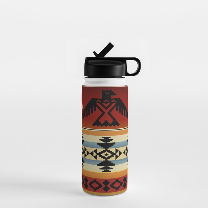 Thunderbird | Native American Pattern Water Bottle Gallery Image 1