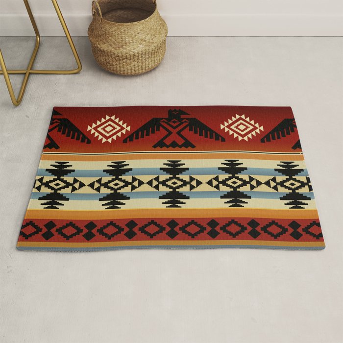 Thunderbird | Native American Pattern Rug Gallery Image 1