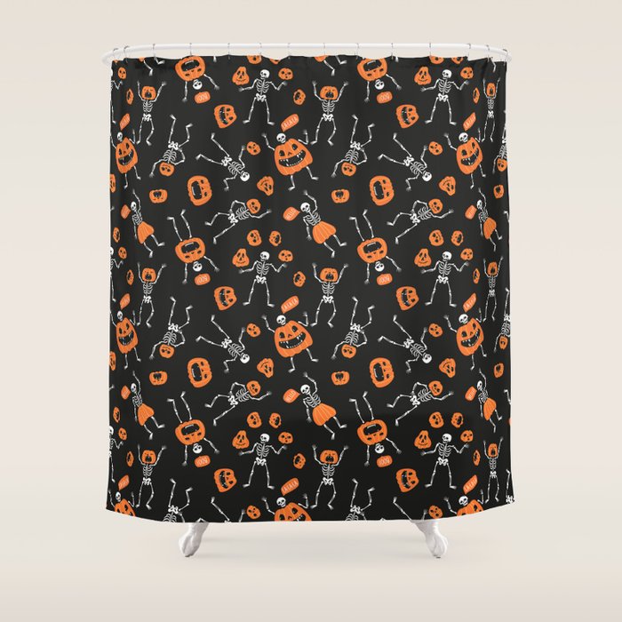 Pumpkin costume Shower Curtain Gallery Image 1