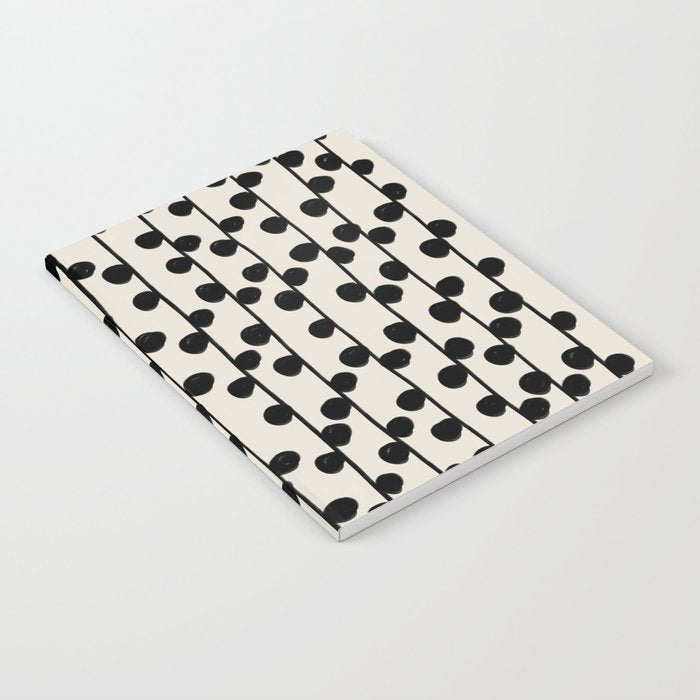 Dots / Black & White Pattern Notebook Gallery Image 2