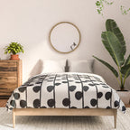 Dots / Black & White Pattern Comforter Gallery Image 3