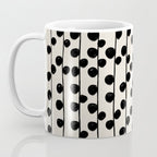 Dots / Black & White Pattern Coffee Mug Gallery Image 3