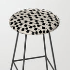 Dots / Black & White Pattern Stool Gallery Image 2