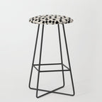 Dots / Black & White Pattern Stool Gallery Image 1