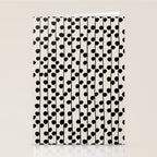 Dots / Black & White Pattern Stationery Card Gallery Image 2