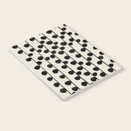 Dots / Black & White Pattern Notebook Gallery Image 3