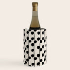 Dots / Black & White Pattern Wine Chiller Gallery Image 3