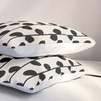 Dots / Black & White Pattern Pillow Sham Gallery Image 3