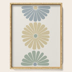 Retro Summer Daisies II Serving Tray Gallery Image 1