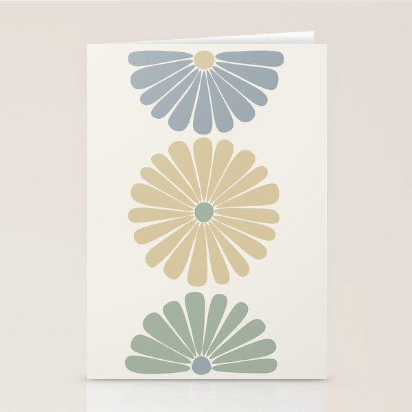Retro Summer Daisies II Stationery Card Gallery Image 2