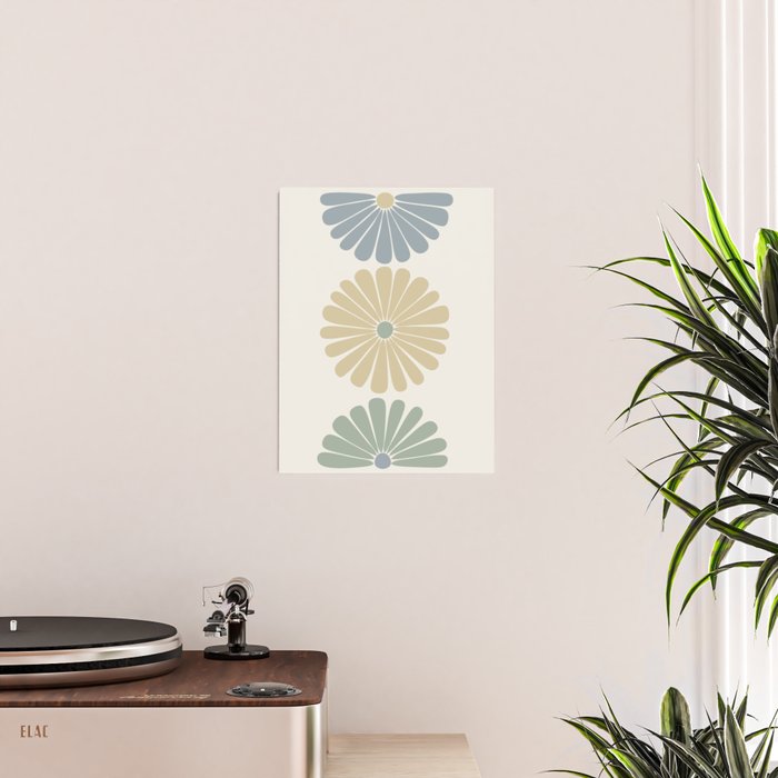 Retro Summer Daisies II Poster Gallery Image 2
