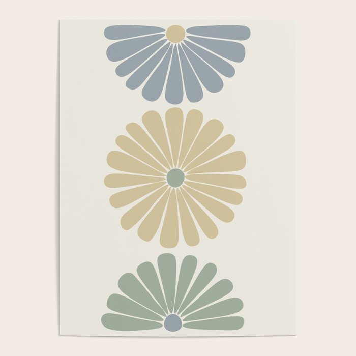 Retro Summer Daisies II Poster Gallery Image 4