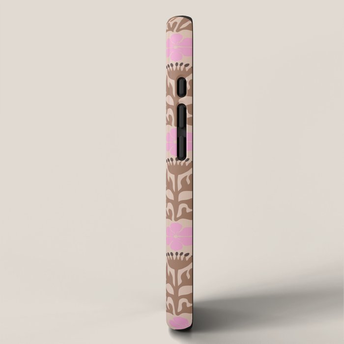 CELIE FLOWER PATCH Inspired by PANTONE 17 1230 Mocha Mousse iPhone Case Gallery Image 2