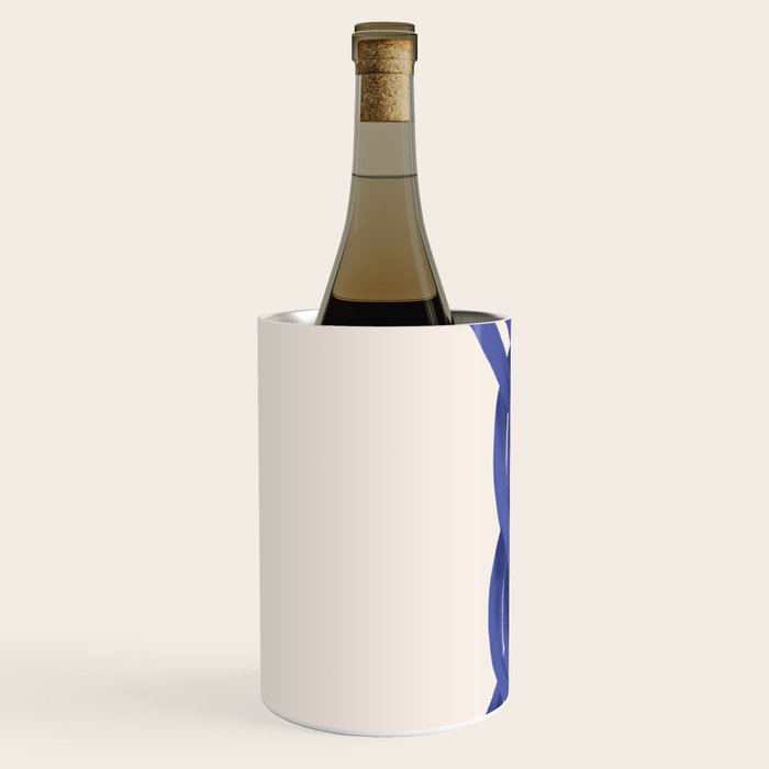 Nautical Knot Art Print  Minimalist Blue Rope Illustration Wine Chiller Gallery Image 2