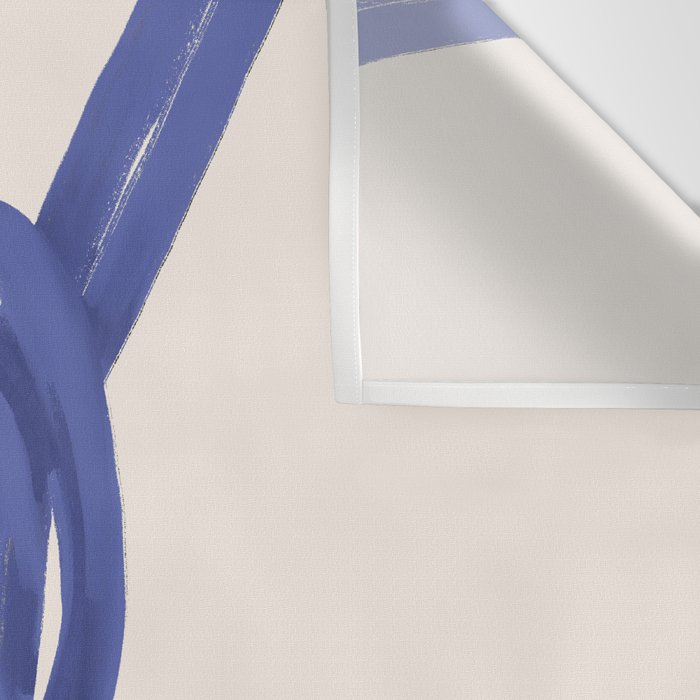 Nautical Knot Art Print  Minimalist Blue Rope Illustration Wall Tapestry Gallery Image 3