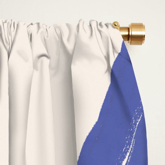 Nautical Knot Art Print  Minimalist Blue Rope Illustration Window Curtain Gallery Image 2