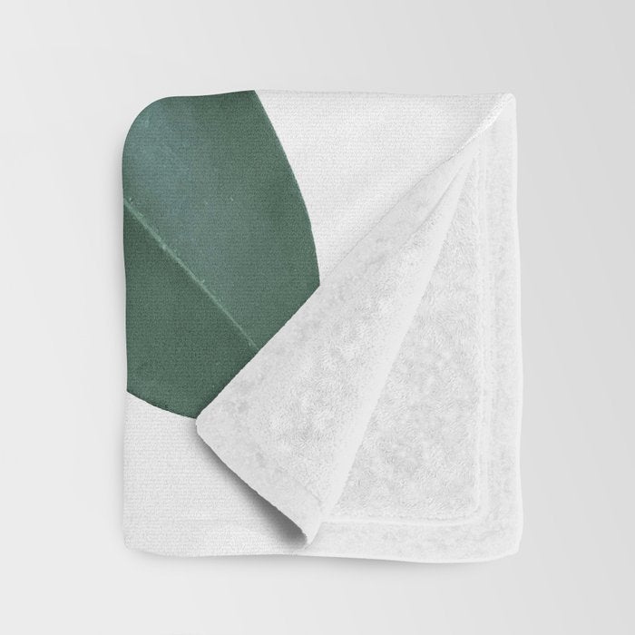 Rubber fig Plant Throw Blanket Gallery Image 3