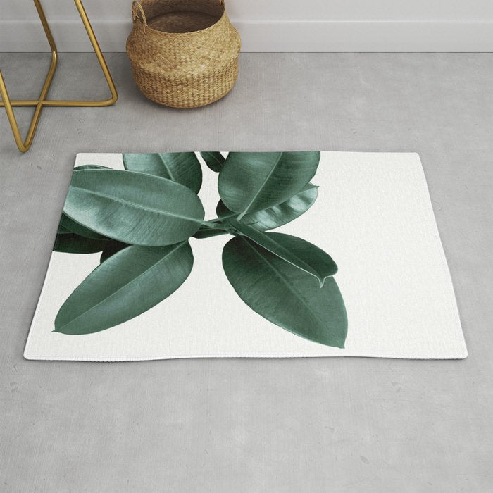 Rubber fig Plant Rug Gallery Image 1