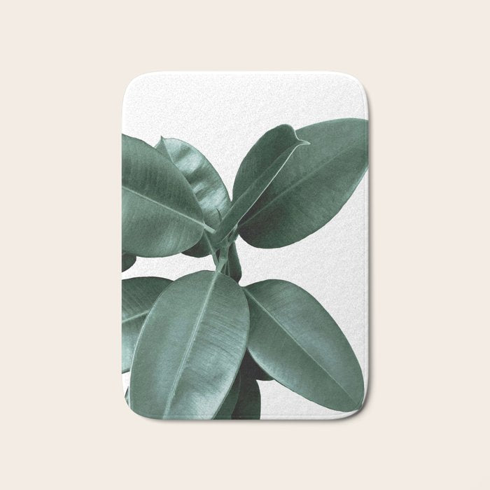 Rubber fig Plant Bath Mat Gallery Image 1