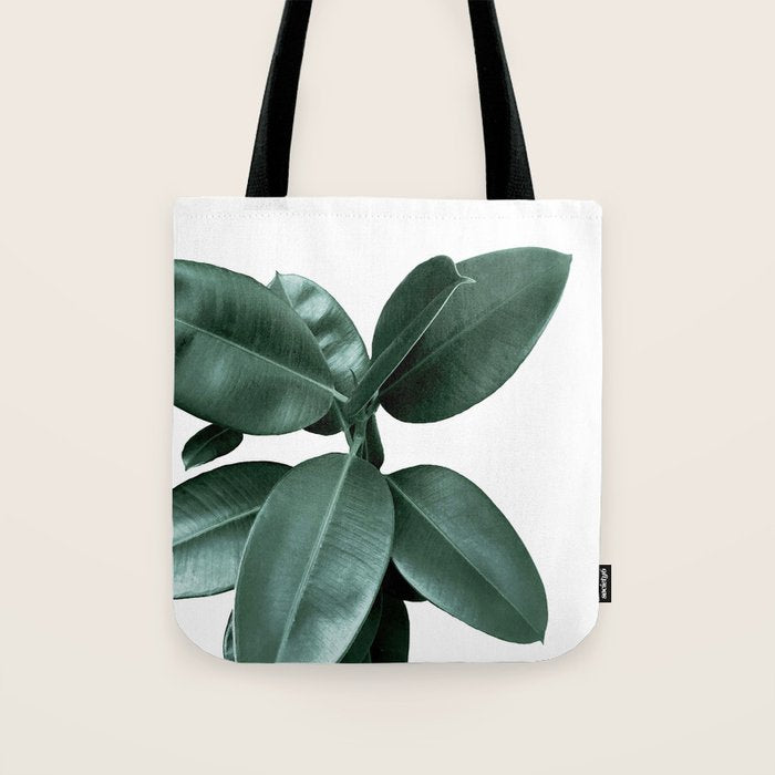 Rubber fig Plant Tote Bag Gallery Image 1