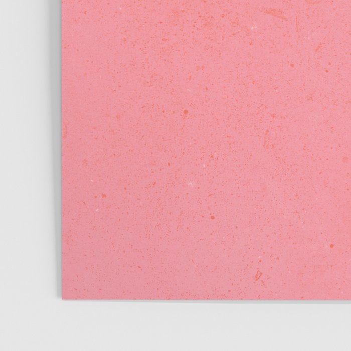 Color Block Coral Pink Peach Orange Abstract Modern Poster Gallery Image 3
