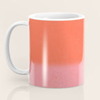 Color Block Coral Pink Peach Orange Abstract Modern Coffee Mug Gallery Image 3