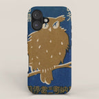 Vintage Japanese Owl iPhone Case Gallery Image 1