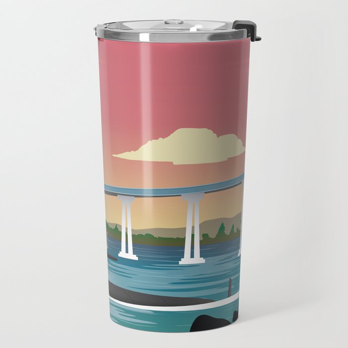 San Diego, CA - Submarine Homeport Travel Mug Gallery Image 2