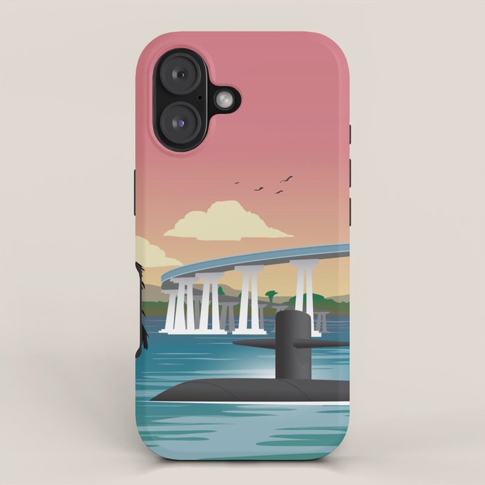 San Diego, CA - Submarine Homeport iPhone Case Gallery Image 1