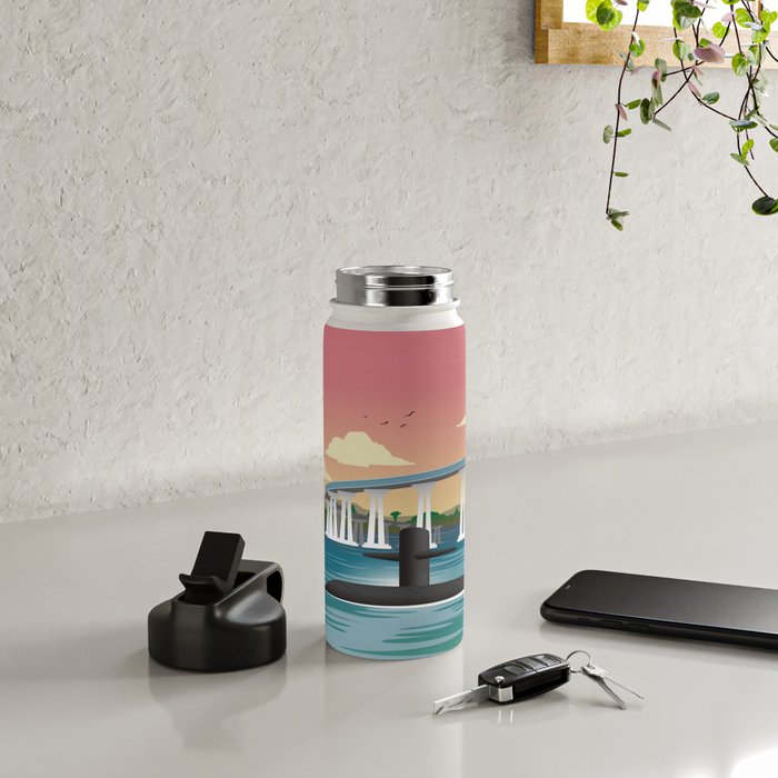 San Diego, CA - Submarine Homeport Water Bottle Gallery Image 4