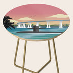 San Diego, CA - Submarine Homeport Side Table Gallery Image 2
