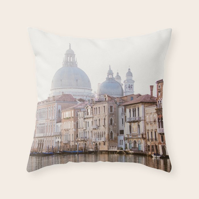 Grand Canal - Venice Italy Travel Photography Throw Pillow Gallery Image 6