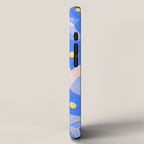 Origami Fortune Teller in Sky Blue & Peach iPhone Case Gallery Image 2