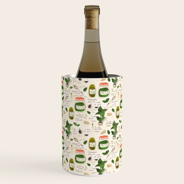Pesto. Illustrated Recipe. Wine Chiller Gallery Image 2