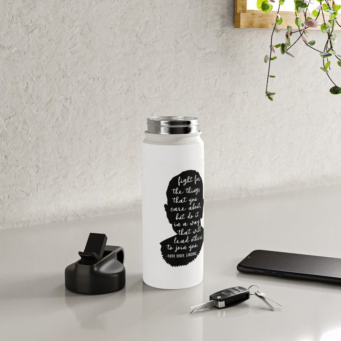 Ruth Bader Ginsburg Quote Water Bottle Gallery Image 4