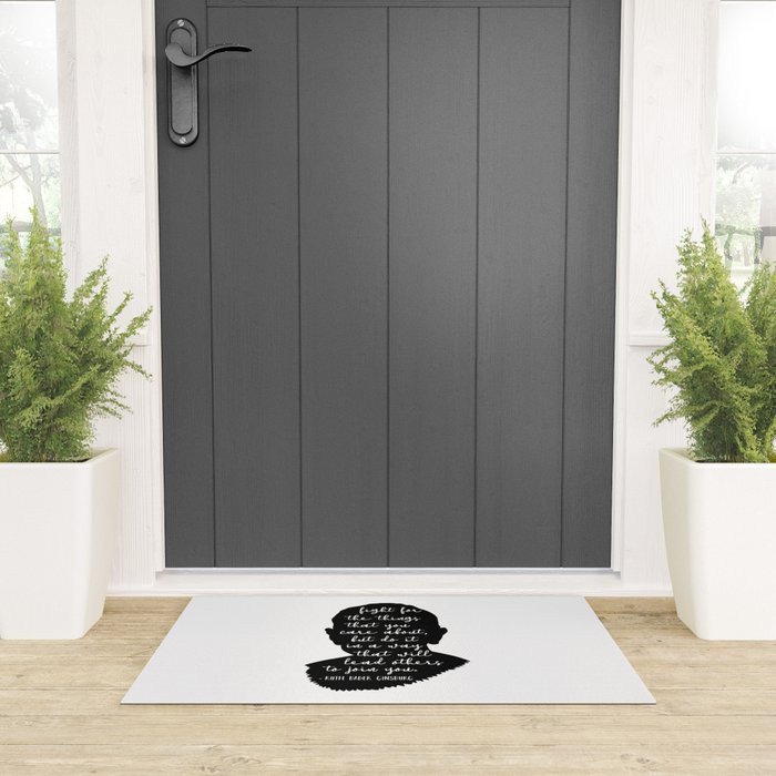 Ruth Bader Ginsburg Quote Welcome Mat Gallery Image 3
