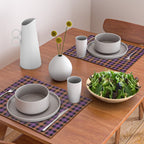 Halloween Gingham Check Pattern Purple Orange Black  Placemat Gallery Image 2
