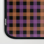 Halloween Gingham Check Pattern Purple Orange Black  Laptop Sleeve Gallery Image 3