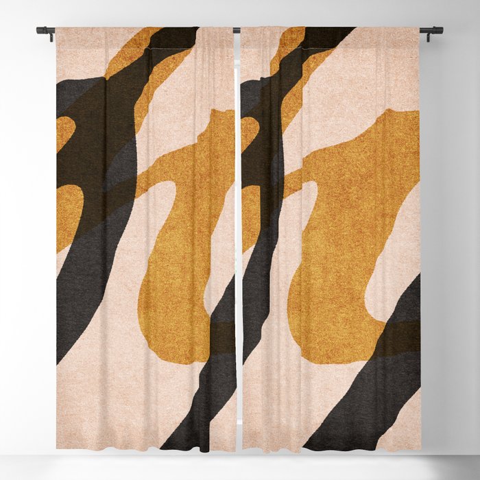 ABSTRACT ALPHABET / Script P Window Curtain Gallery Image 5