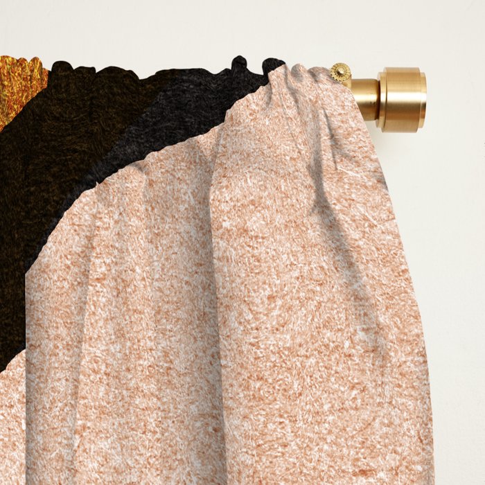 ABSTRACT ALPHABET / Script P Window Curtain Gallery Image 2