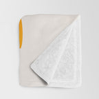 Abstract Summer Flowers Throw Blanket Gallery Image 3